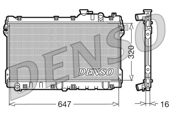 Radiator, engine cooling