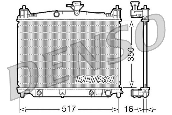 Radiator, engine cooling