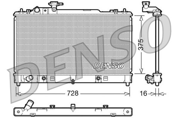 Radiator, engine cooling