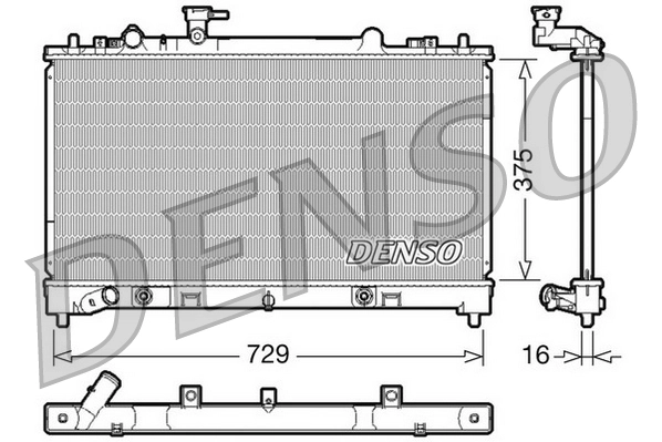 Radiator, engine cooling
