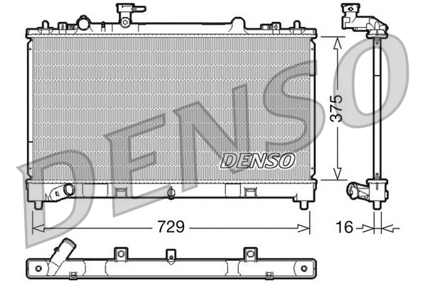 Radiator, engine cooling