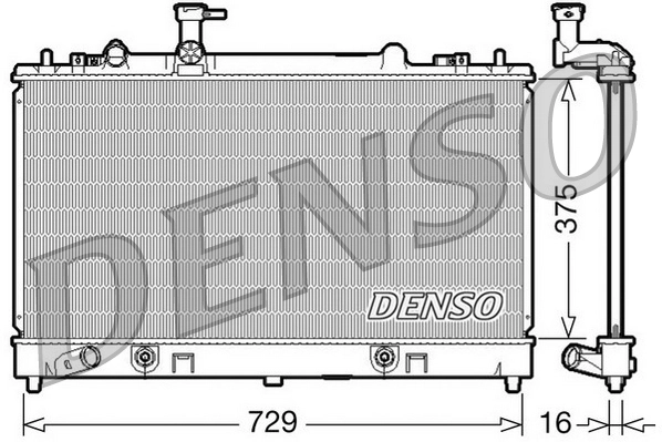Radiator, engine cooling