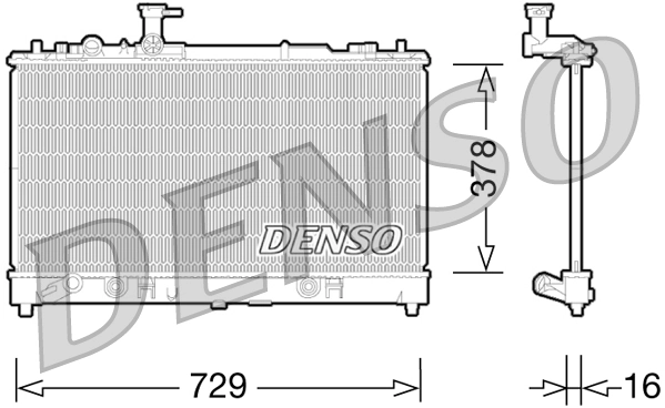 Radiator, engine cooling