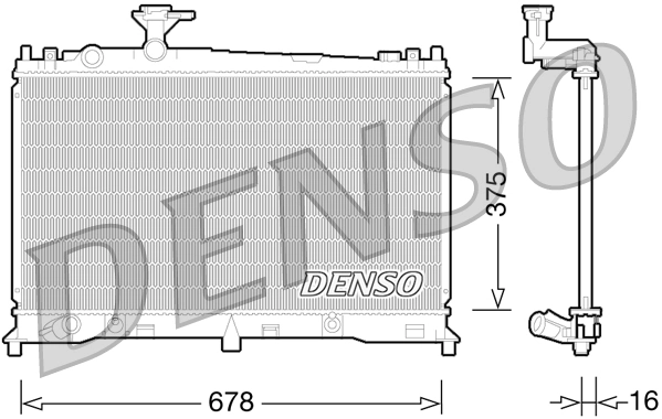 Radiator, engine cooling