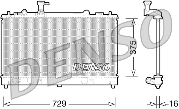 Radiator, engine cooling