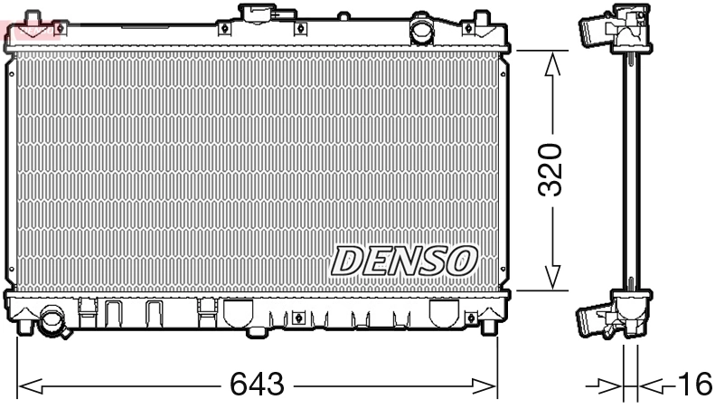 Radiator, engine cooling