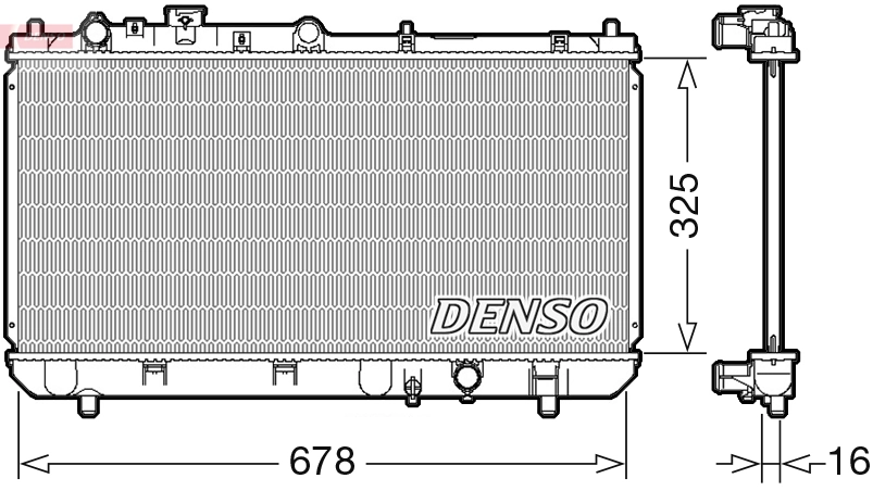 Radiator, engine cooling