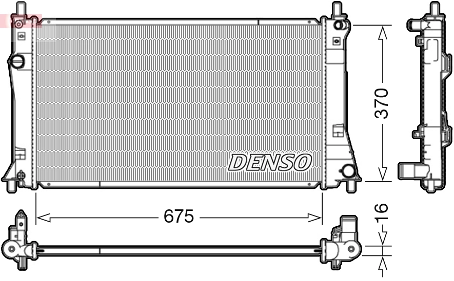Radiator, engine cooling