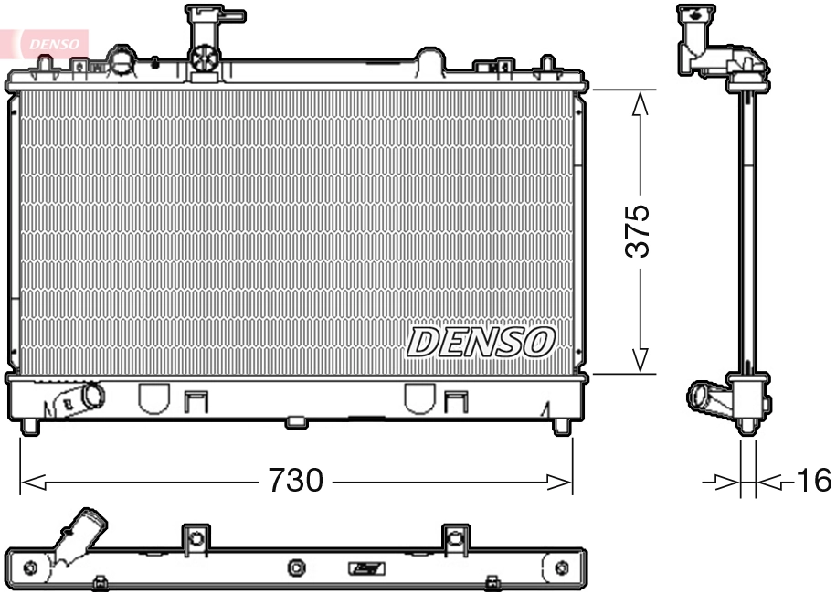 Radiator, engine cooling