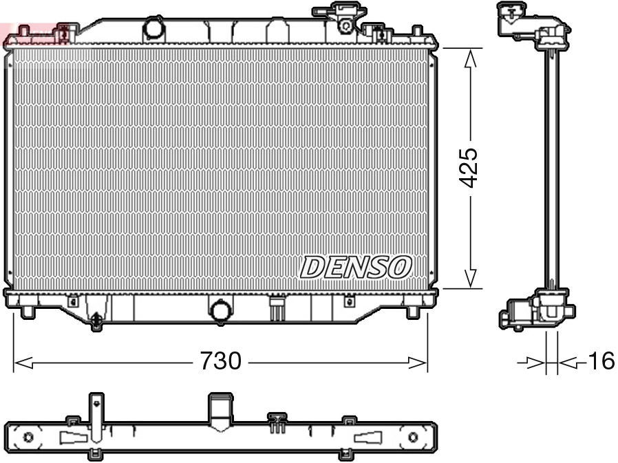 Radiator, engine cooling
