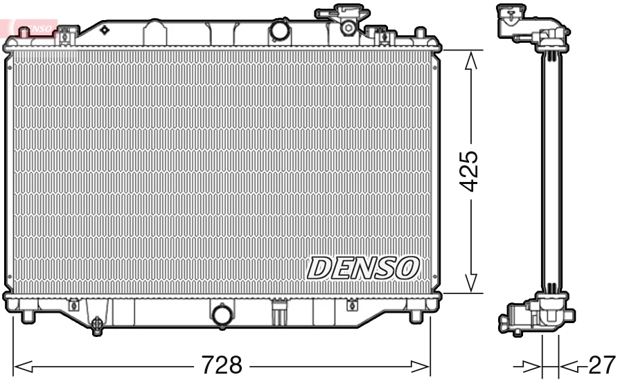 Radiator, engine cooling