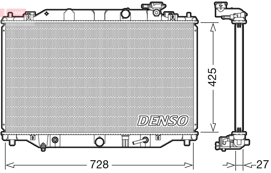 Radiator, engine cooling