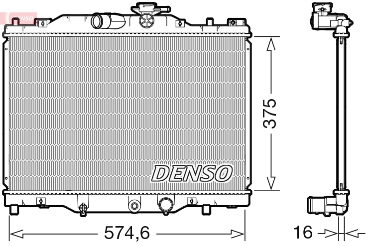 Radiator, engine cooling
