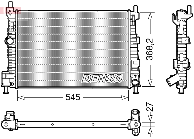 Radiator, engine cooling