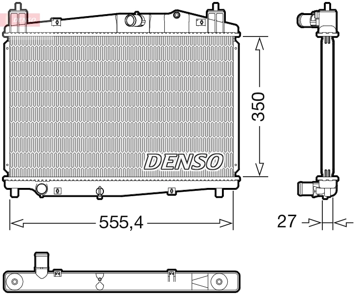 Radiator, engine cooling