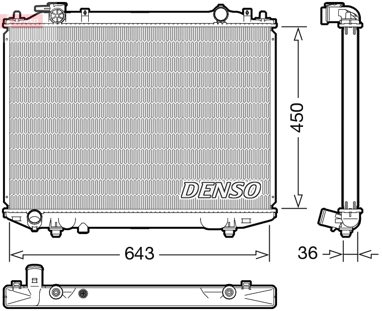 Radiator, engine cooling