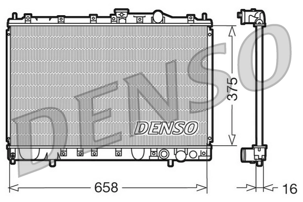 Radiator, engine cooling
