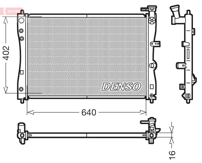 Radiator, engine cooling