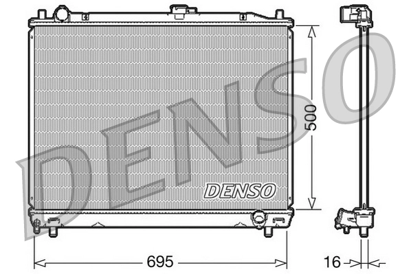 Radiator, engine cooling