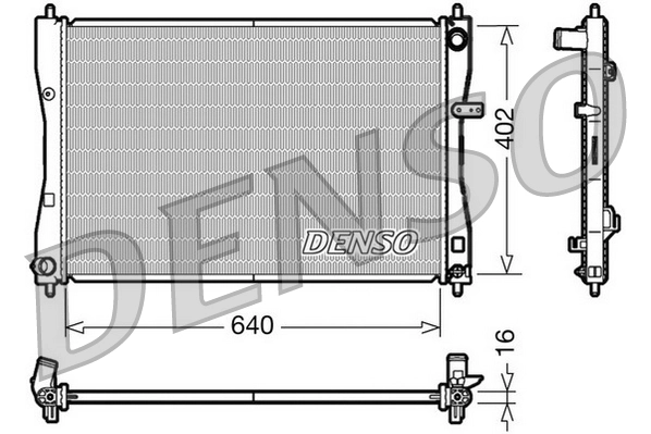 Radiator, engine cooling