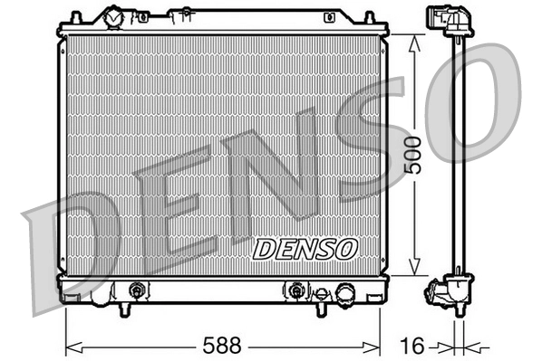 Radiator, engine cooling
