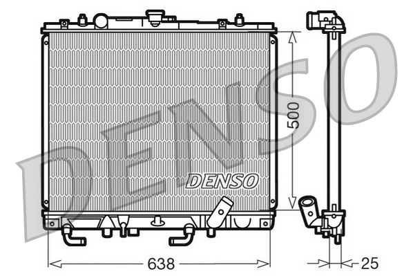 Radiator, engine cooling