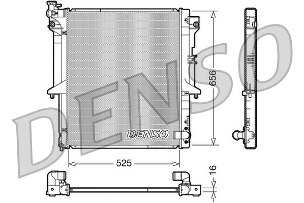 Radiator, engine cooling