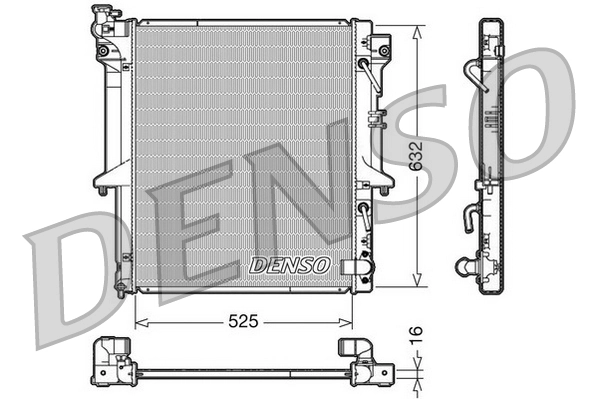 Radiator, engine cooling
