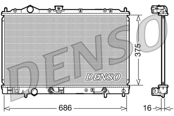 Radiator, engine cooling