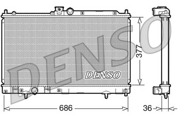 Radiator, engine cooling