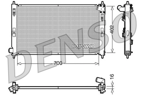 Radiator, engine cooling