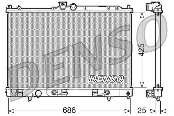 Radiator, engine cooling