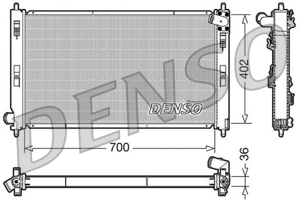 Radiator, engine cooling