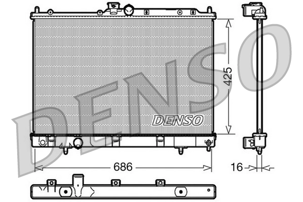 Radiator, engine cooling