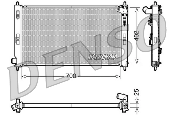 Radiator, engine cooling