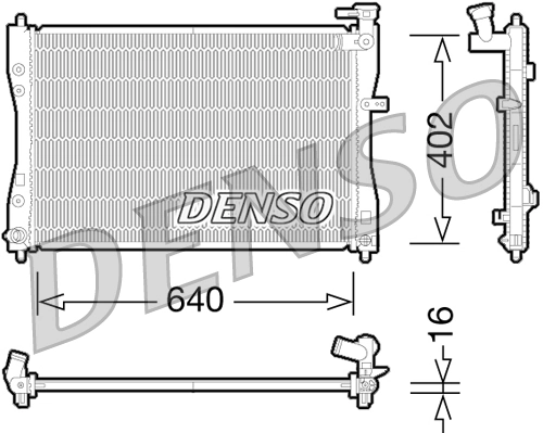 Radiator, engine cooling