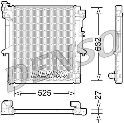 Radiator, engine cooling