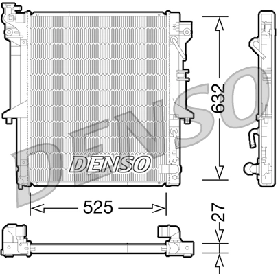 Radiator, engine cooling