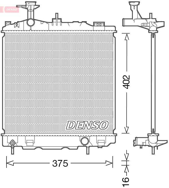 Radiator, engine cooling