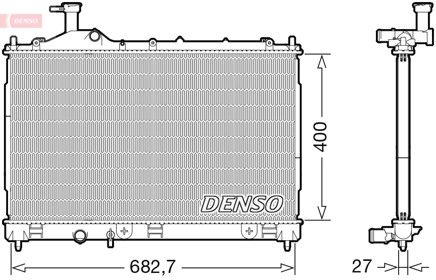 Radiator, engine cooling