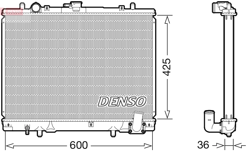 Radiator, engine cooling