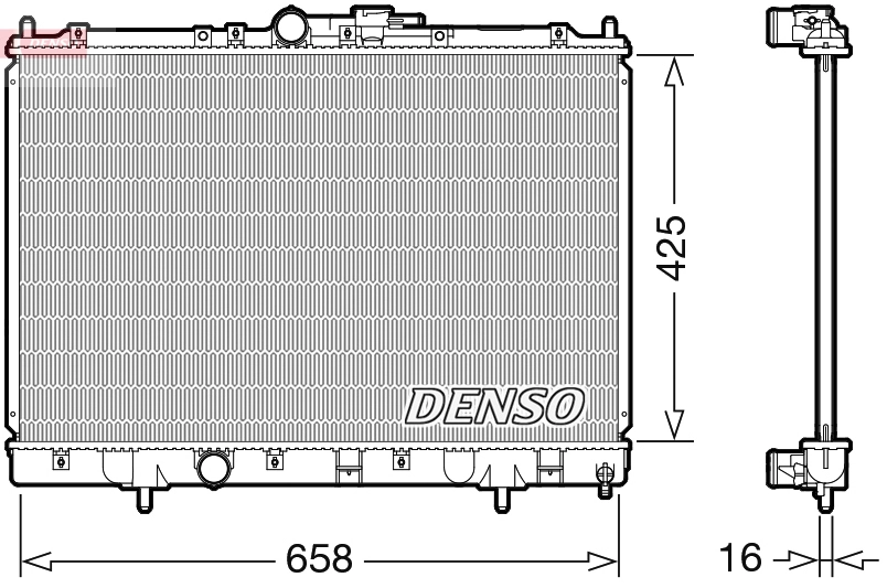 Radiator, engine cooling