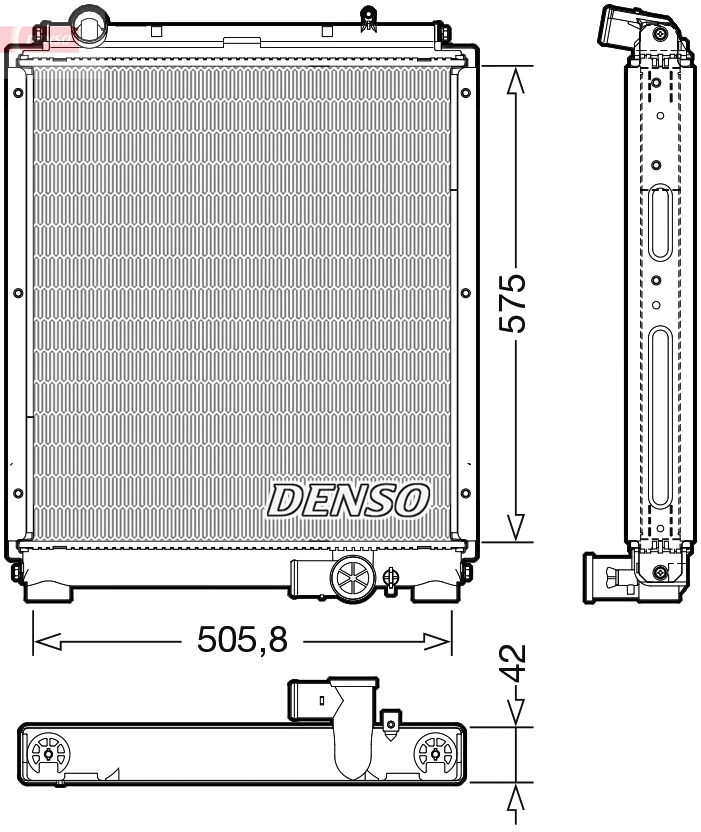 Radiator, engine cooling