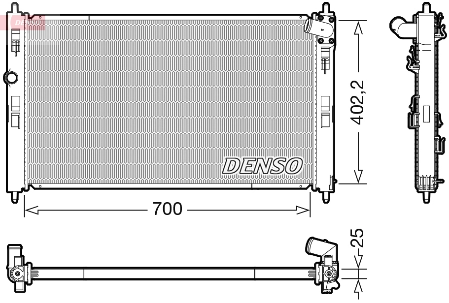 Radiator, engine cooling