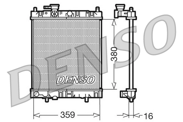 Radiator, engine cooling