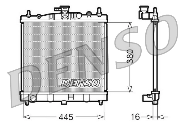 Radiator, engine cooling