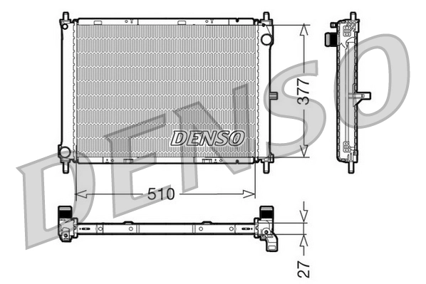Radiator, engine cooling