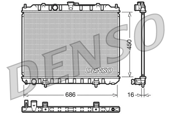 Radiator, engine cooling