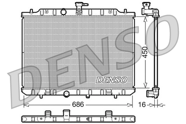 Radiator, engine cooling