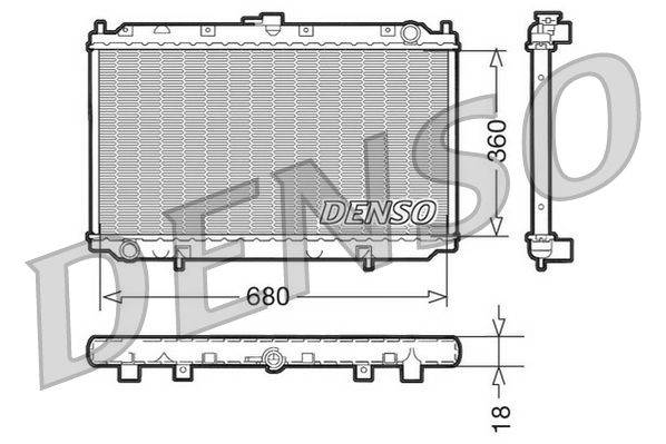 Radiator, engine cooling